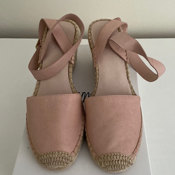 Wittner | Shoes | Wittner Wedge Sandal Size 37 Light Pink Leather Upper |  Poshmark